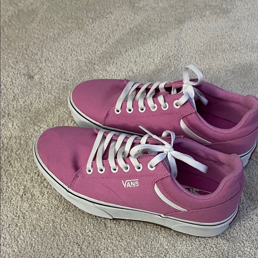 Vans Women's Vibrant Pink Sneakers